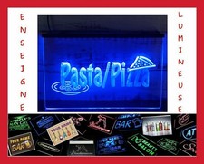 LED PANNEAU NEON OUVERT COMMERCE PIZZERIA PATE RESTO BOUTIQUE ENSEIGNE LUMINEUSE