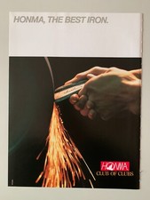 PUBLICITE ANNEES 80 - HONMA THE BEST IRON - CLUB OF CLUBS - GOLF