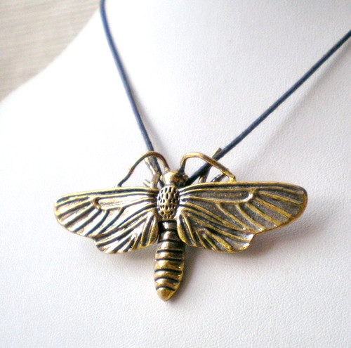 Collier neuf papillon - collier,