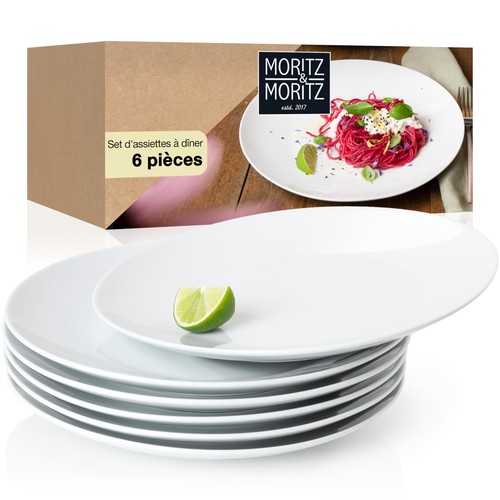 Assiettes plates cm - Ø,