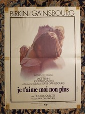 Affiche 1976 JE T'AIME MOI NON