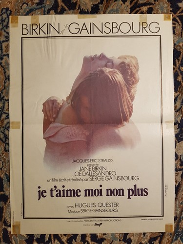 Affiche 1976 aime moi non - t'aime,