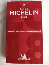 Guide Michelin BELGIQUE LUXEMBOURG 2018  - Très bon état
