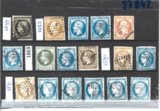 lot timbres France oblitérés "Cérès et Napoléon  "