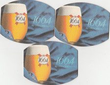 * 3 SOUS BOCK BIERE 1664 REPIQUE TIELTSE BIERATTRIBUTRN CLUB