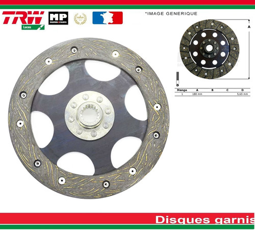 Disque garnie embrayage - disque,