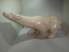 Ours long cou craquelet art - cou,