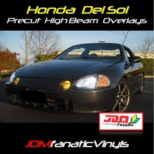 93-97 Civic Del Sol Si Haut Faisceau Phare Avant Jdm Jaune Revêtements Teinte