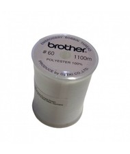 Bobines de fil de canette à Broder 1100m - Brother. Color : Blanc,Noir