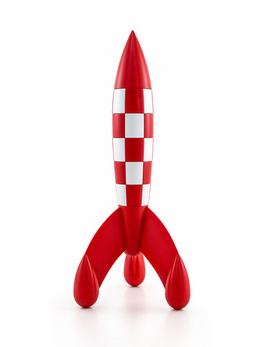 Fusée tintin 40cm - 40cm, –