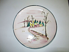 Plat rond assiette vintage