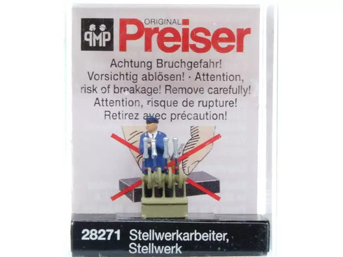 Preiser aiguilleur avec poste - preiser,