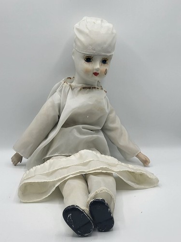 Poupée ancienne pierrot - ancienne,