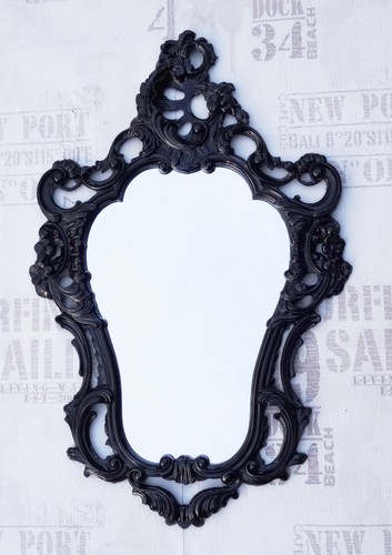 Miroir mur noir - de, antique