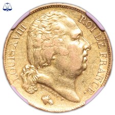 Louis XVIII - 20 francs or