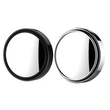 1PC Mini Miroir Rond Voiture Angle Mort Large Miroir Convexe Blanc Pour