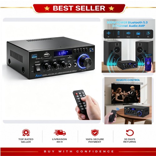 Amplificateur bluetooth - amplificateur,