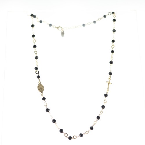 Collier chapelet argent - collier, en