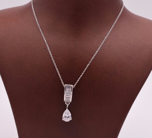 Goutte poire pendantes - poire, zircone