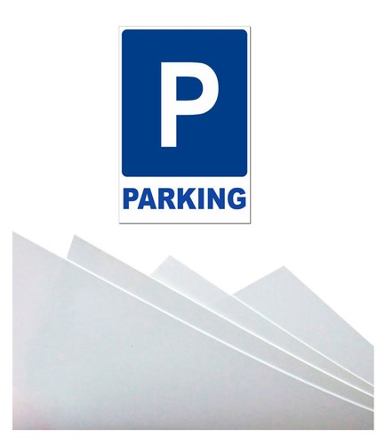 Parking panneau vinyle sur - parking.,