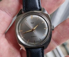 ANCIENNE MONTRE ACIER NET MÉCANIQUE LORSA VINTAGE RARE FRENCH WATCH