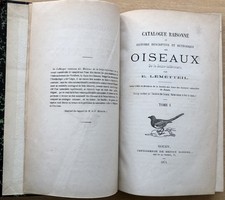 ORNITHOLOGIE 1874 LEMETTEIL 