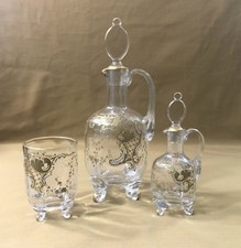 service verre d'eau cristal