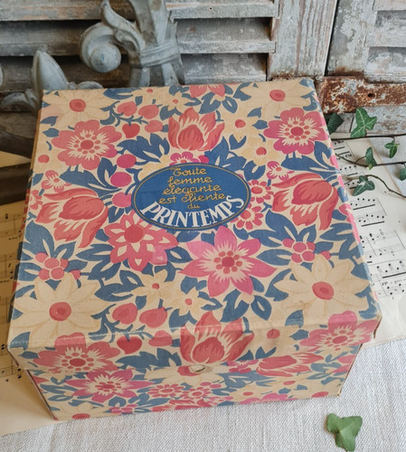 Ancienne boite chapeau - chapeau, carton