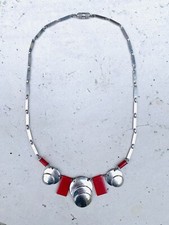 Collier Art Déco métal