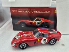 FERRARI 250 GTO #19 LE MANS 1962 RED ROUGE AU 1/18 KYOSHO 08432A