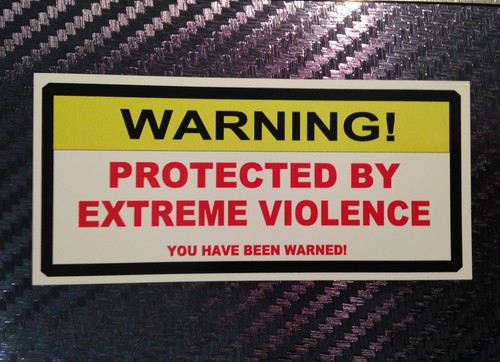 Sticker protected extreme - protected,