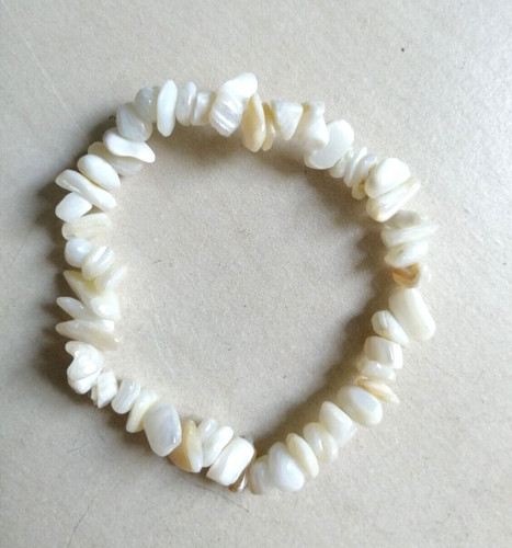 Bracelet baroque chips nacre - bracelet,