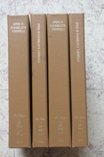 Opere evanglista torricelli - di,
