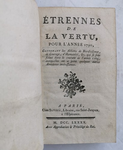 étrennes vertu pour - Étrennes,