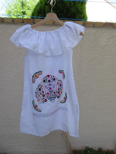 Robe mexicaine 100 - mexicaine, coton