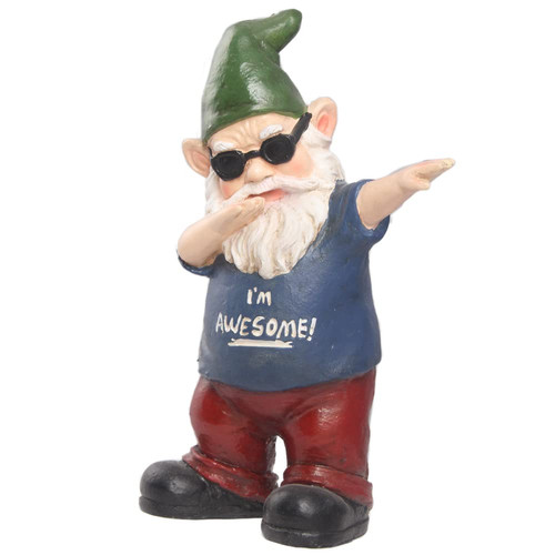 Line gift gnome - gnome, dab