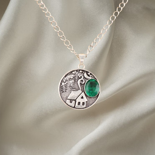 Pendentif tendance argent - pendentif,