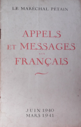 Maréchal petain appels et - maréchal,