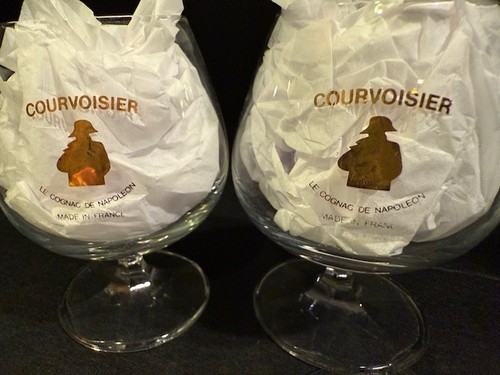 Courvoisier glasses brandy - courvoisier,