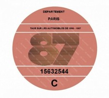 vignette 1987 véhicule