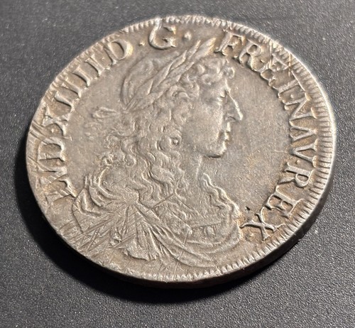 Louis xiv ecu argent au - xiv,