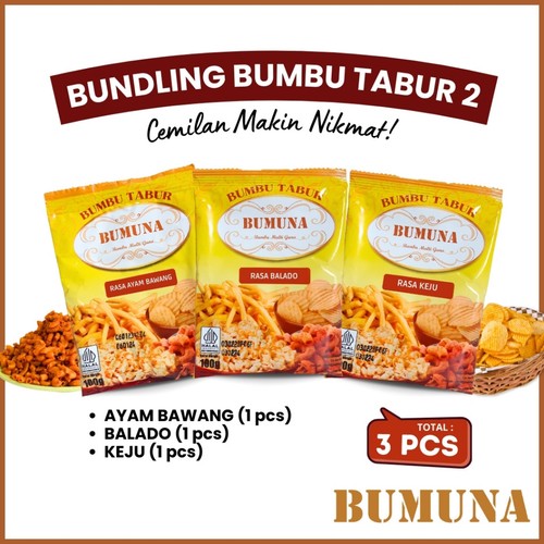 Paquet bumbu tabur - tabur, bumbuna