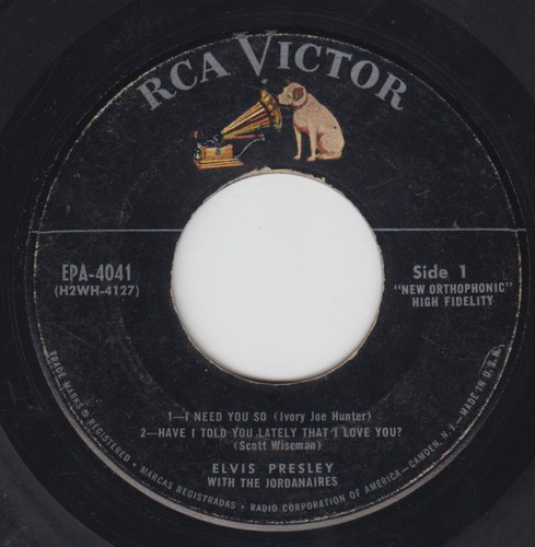50s elvis presley i need - 45~i,