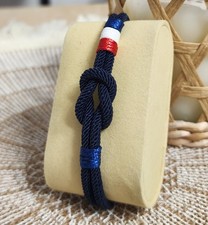 Bracelet tricolore bleu blanc
