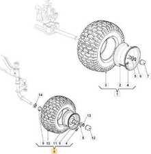 Roue Avant CLM-KEND16K500E2WD
