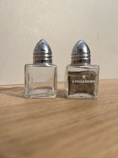 Ensemble Salière Poivrière De Table Publicitaire S.Pellegrino Collection Bistrot