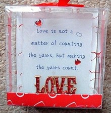 MOTHERS DAY / VALENTINES GLASS