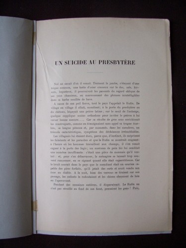 Suicide presbytère - suicide, au