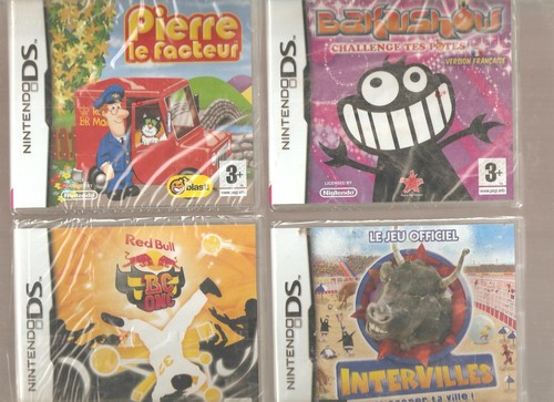 Lot jeux neufs blister - de,