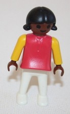 PLAYMOBIL 3778 3797 ENFANT FILLE NOIRE BUS SCOLAIRE CIRQUE ROMANI CLOWNS